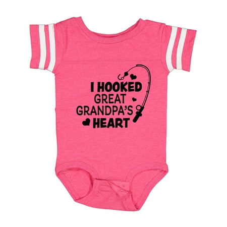 Inktastic I Hooked Great Grandpa s Heart with Fishing Rod Gift Baby Boy or Baby Girl Bodysuit
Inktastic I Hooked Great Grandpa s Heart with Fishing Rod Gift Baby Boy or Baby Girl Bodysuit