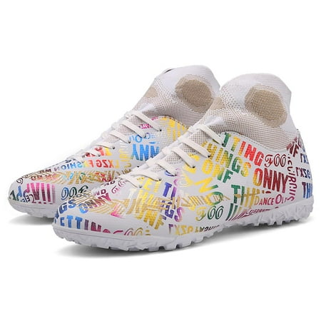 Soccer Cleats Mens Soccer Shoes Boys Professional High-Top Football Boots Indoor Outdoor Competition Training Shoes Comfortable Turf Football Shoes
Soccer Cleats Mens Soccer Shoes Boys Professional High-Top Football Boots Indoor Outdoor Competition Training Shoes Comfortable Turf Football Shoes