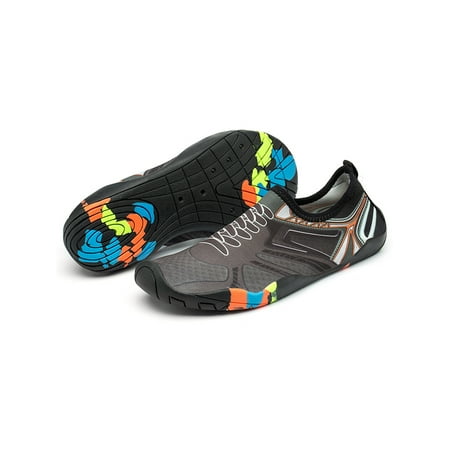 SIMANLAN Womens Mens Water Shoes Color Block Barefoot Quick Dry Beach Shoe Surf Lightweight Flats Outdoor Slip On Aqua Socks Classic Gray 6
SIMANLAN Womens Mens Water Shoes Color Block Barefoot Quick Dry Beach Shoe Surf Lightweight Flats Outdoor Slip On Aqua Socks Classic Gray 6