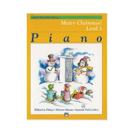 Alfred 00-2213 Basic Piano Course- Merry Christmas Book 3 - Music Book