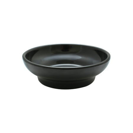 Excellante 4 1/2 OZ 4 salsa dish black plastic comes in dozen