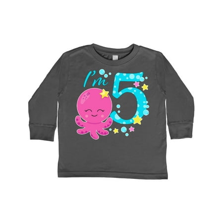 Inktastic I m Five- cute octopus birthday Gift Toddler Boy or Toddler Girl Long Sleeve T-Shirt
Inktastic I m Five- cute octopus birthday Gift Toddler Boy or Toddler Girl Long Sleeve T-Shirt