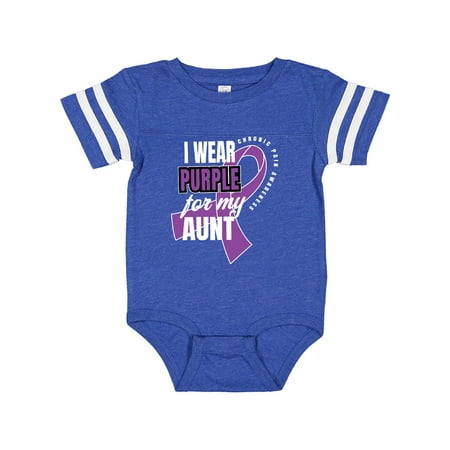 Inktastic Chronic Pain I Wear Purple For My Aunt Gift Baby Boy or Baby Girl Bodysuit
Inktastic Chronic Pain I Wear Purple For My Aunt Gift Baby Boy or Baby Girl Bodysuit