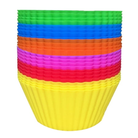 LYU 24Pcs Cupcake Mold Non-stick Flexible Heat Resistant Easy to Demold Muffin Mold Kitchen Tools
LYU 24Pcs Cupcake Mold Non-stick Flexible Heat Resistant Easy to Demold Muffin Mold Kitchen Tools