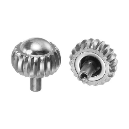 Uxcell 2Pack 6x6mm Watch Crown Parts Stainless Steel Knurled Ball Head Long Stem Watch Crown 2.5mm ID Silver Tone
Uxcell 2Pack 6x6mm Watch Crown Parts Stainless Steel Knurled Ball Head Long Stem Watch Crown 2.5mm ID Silver Tone