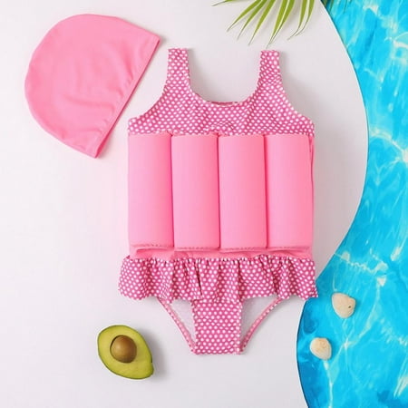 GYRATEDREAM Baby Floatation Swimsuits with Adjustable Buoyancy Kids One Piece Bathing Suits Swim Vest + Swim Hat 2-6 Years
GYRATEDREAM Baby Floatation Swimsuits with Adjustable Buoyancy Kids One Piece Bathing Suits Swim Vest + Swim Hat 2-6 Years