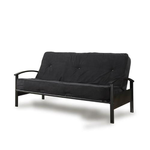 Primo Ara Convertible Futon Sofa Bed With Storage Hazelnut