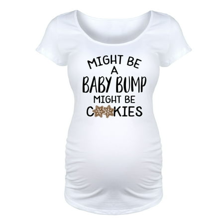 Bloom Maternity - Black Ink Might Be A Baby Bump Cookies - Maternity Scoop Neck T-Shirt
Bloom Maternity - Black Ink Might Be A Baby Bump Cookies - Maternity Scoop Neck T-Shirt