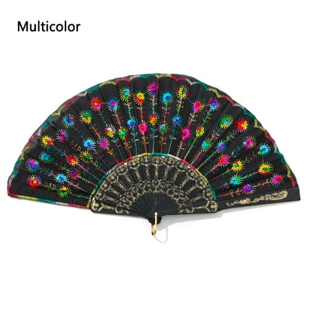 Portable Wedding Dance Folding Peacock Feather Lace Silk Chinese Style Hand Fan MULTICOLOR
Portable Wedding Dance Folding Peacock Feather Lace Silk Chinese Style Hand Fan MULTICOLOR