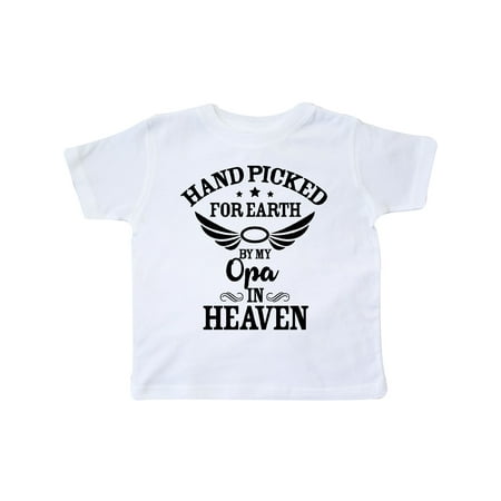 Inktastic Handpicked for Earth By My Opa in Heaven with Angel Wings Gift Toddler Boy or Toddler Girl T-Shirt
Inktastic Handpicked for Earth By My Opa in Heaven with Angel Wings Gift Toddler Boy or Toddler Girl T-Shirt