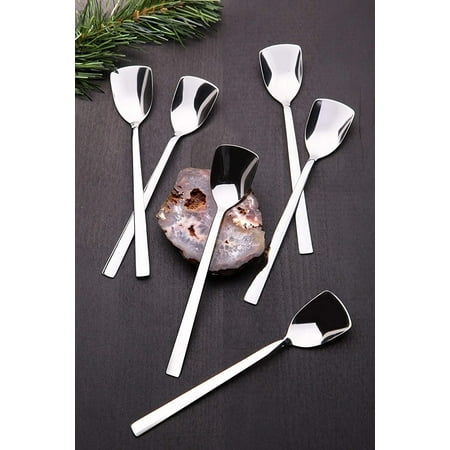 Set of 6 Ice Cream Coffee Spoons Dessert Cake Yogurt Fruit Spoons Square Head 304 Stainless Steel 5.90 inch
Set of 6 Ice Cream Coffee Spoons Dessert Cake Yogurt Fruit Spoons Square Head 304 Stainless Steel 5.90 inch