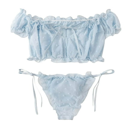 Knosfe Women s Babydoll Lace Nightwear Bra and Panty Set Sexy Bowknot Lingerie Set XXL
Knosfe Women s Babydoll Lace Nightwear Bra and Panty Set Sexy Bowknot Lingerie Set XXL