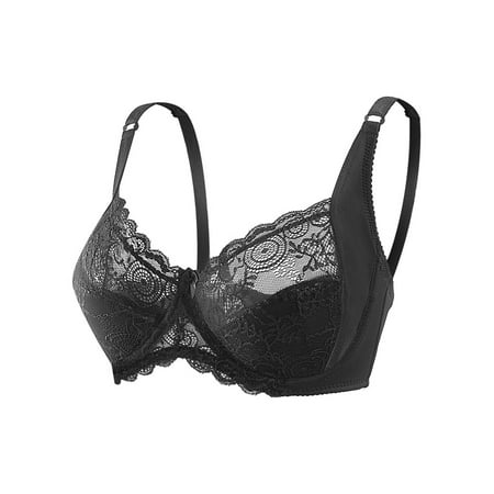 Glookwis Ladies Adjustable Shoulder Strap Bralette Comfort Bralettes G Cup Support Bras Underwire Minimizer Black 110G
Glookwis Ladies Adjustable Shoulder Strap Bralette Comfort Bralettes G Cup Support Bras Underwire Minimizer Black 110G