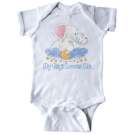 Inktastic My Gigi Loves Me Cute Elephants Clouds Moon and Stars Gift Baby Boy or Baby Girl Bodysuit
Inktastic My Gigi Loves Me Cute Elephants Clouds Moon and Stars Gift Baby Boy or Baby Girl Bodysuit