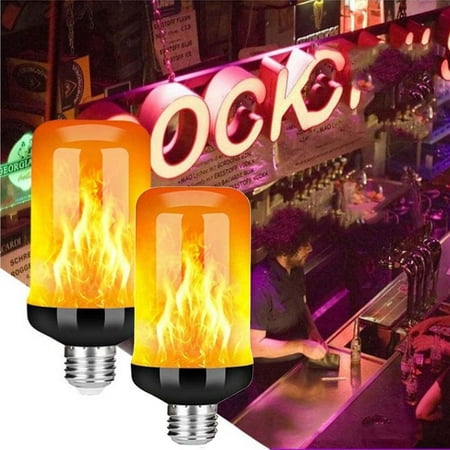 Mercita 2Pack LED Flame Light Bulbs 4 Modes Fire Light Bulbs E27 Flickering Flame Bulb with Gravity Sensor Outdoor Indoor Home Decoration
Mercita 2Pack LED Flame Light Bulbs 4 Modes Fire Light Bulbs E27 Flickering Flame Bulb with Gravity Sensor Outdoor Indoor Home Decoration