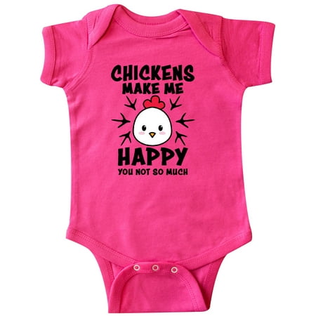 Inktastic Chickens Make Me Happy You Not So Much Gift Baby Boy or Baby Girl Bodysuit
Inktastic Chickens Make Me Happy You Not So Much Gift Baby Boy or Baby Girl Bodysuit