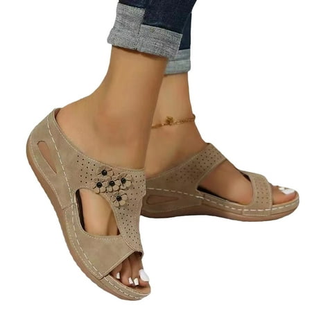 MERSARIPHY Women s Pointelle Slippers Sandals 3D Flower Peel Toe Platform Thick Sole Sandals for Summer
MERSARIPHY Women s Pointelle Slippers Sandals 3D Flower Peel Toe Platform Thick Sole Sandals for Summer
