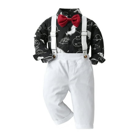 Fashion Kids Clothes Set Toddler Boys Long Sleeve Cartoon Dinosaur Prints T Shirt Tops Pants Child Kids Gentleman Outfits
Fashion Kids Clothes Set Toddler Boys Long Sleeve Cartoon Dinosaur Prints T Shirt Tops Pants Child Kids Gentleman Outfits