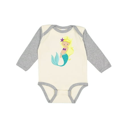Inktastic Cute Little Mermaid Blonde Hair Purple Sea Star Gift Baby Girl Long Sleeve Bodysuit
Inktastic Cute Little Mermaid Blonde Hair Purple Sea Star Gift Baby Girl Long Sleeve Bodysuit