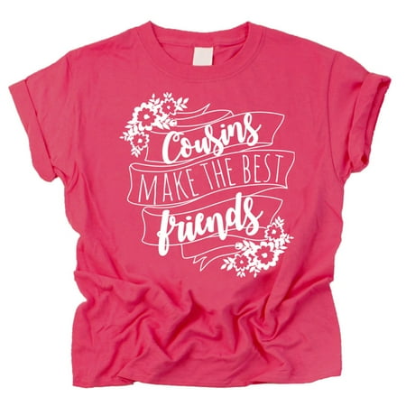 Cousins Make The Best Friends Flower Banner T-Shirts and Bodysuits for Matching Girl Cousins Vintage Hot Pink Shirt 18 Months
Cousins Make The Best Friends Flower Banner T-Shirts and Bodysuits for Matching Girl Cousins Vintage Hot Pink Shirt 18 Months
