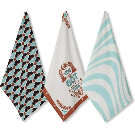 Kitchen Towels or Tea Towels for Kitchen 20 X 26 Inches Cotton Dish Towels or Hand Towels with Hanging Loop Set of 3 Dishcloth or Flour Sack Towel for Farmhouse Kitchen Décor Retro
Kitchen Towels or Tea Towels for Kitchen 20 X 26 Inches Cotton Dish Towels or Hand Towels with Hanging Loop Set of 3 Dishcloth or Flour Sack Towel for Farmhouse Kitchen Décor Retro