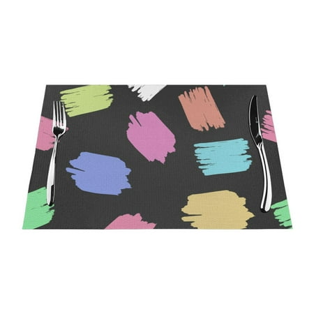 YFYANG Washable Heat-Resistant Placemats 70% PVC/30% Polyester Simple Watercolor Art Kitchen Table Mat 12 x 18 1 Piece
YFYANG Washable Heat-Resistant Placemats 70% PVC/30% Polyester Simple Watercolor Art Kitchen Table Mat 12 x 18 1 Piece