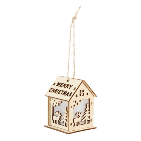Hemoton Christmas Assembled House Luminous Wooden House Tree Hanging Glow House Pendant
Hemoton Christmas Assembled House Luminous Wooden House Tree Hanging Glow House Pendant