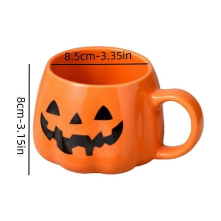 Halloween Pumpkin Cups Decoration Décor Novelty Mug Water Drinking Ceramics Office
Halloween Pumpkin Cups Decoration Décor Novelty Mug Water Drinking Ceramics Office