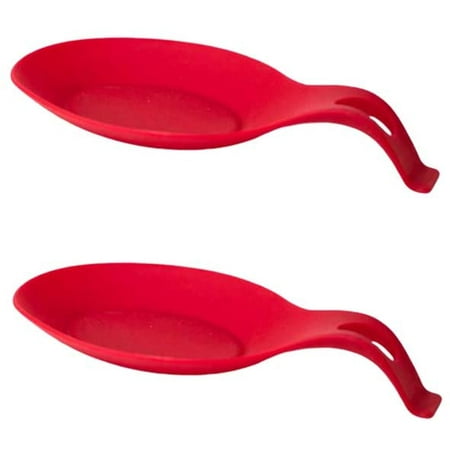 2Pcs Silicone Spoon Rests Kitchen Utensil Holder Heat Resistance Spoon Rack Spoon Pad For Home Restaurant (Red)
2Pcs Silicone Spoon Rests Kitchen Utensil Holder Heat Resistance Spoon Rack Spoon Pad For Home Restaurant (Red)