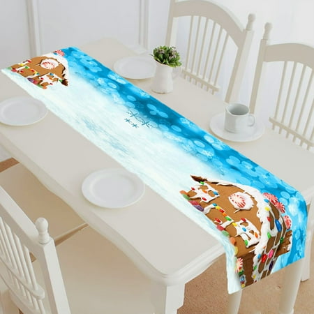 ABPHQTO Gingerbread House On A Festive Christmas Snow Table Runner Placemat Tablecloth For Home Decor 16x72 Inch
ABPHQTO Gingerbread House On A Festive Christmas Snow Table Runner Placemat Tablecloth For Home Decor 16x72 Inch