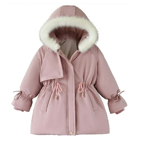 Kids Winter Coat for Girls Thermal Warm Long Sleeve Elastic Waist Solid Color Outwear Coats Jackets Long
Kids Winter Coat for Girls Thermal Warm Long Sleeve Elastic Waist Solid Color Outwear Coats Jackets Long