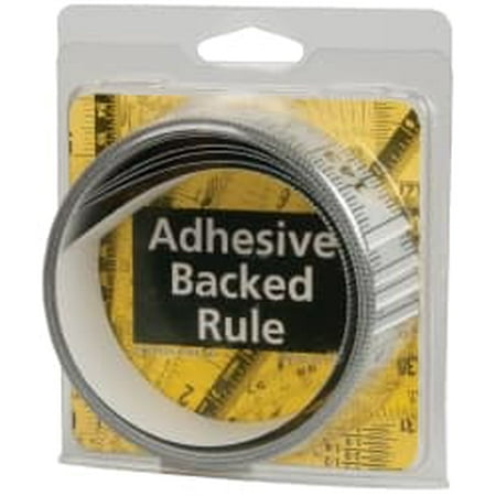 Made in USA 12 Ft. Long x 1-1/4 Wide 1/16 Graduation Silver Mylar Adhesive Tape Measure Reads Right to Left Horizontal Scale
Made in USA 12 Ft. Long x 1-1/4 Wide 1/16 Graduation Silver Mylar Adhesive Tape Measure Reads Right to Left Horizontal Scale