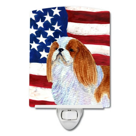 Carolines Treasures SS4034CNL USA American Flag with English Toy Spaiel USA Ceramic Night Light 6x4x3 multicolor
Carolines Treasures SS4034CNL USA American Flag with English Toy Spaiel USA Ceramic Night Light 6x4x3 multicolor