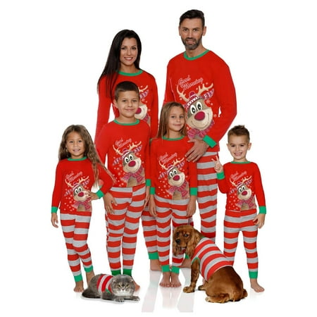 PDYLZWZY Family Matching Christmas Pajamas Set Cartoon Tops with Stripe Pants Sleepwear Suit
PDYLZWZY Family Matching Christmas Pajamas Set Cartoon Tops with Stripe Pants Sleepwear Suit