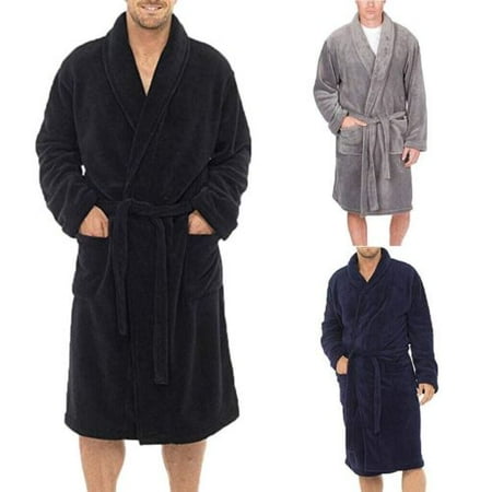 Men s Velvet Long sleeve Long Gown Bathrobe Robe Winter Home Leisure Warm Pajamas
Men s Velvet Long sleeve Long Gown Bathrobe Robe Winter Home Leisure Warm Pajamas