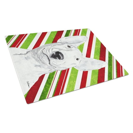 Caroline s Treasures SC9618LCB Bull Terrier Candy Cane Christmas Glass Cutting Board Large 12H x 16W multicolor
Caroline s Treasures SC9618LCB Bull Terrier Candy Cane Christmas Glass Cutting Board Large 12H x 16W multicolor