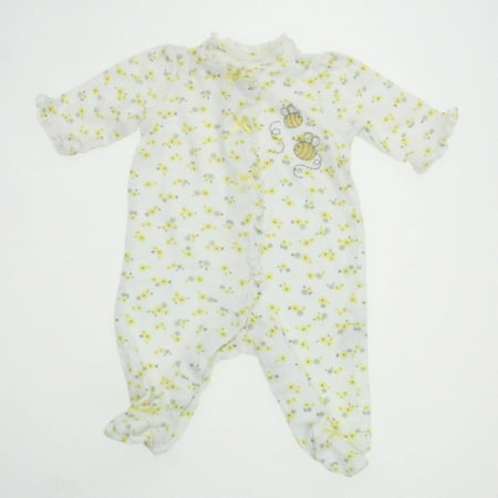 Pre-owned Little Me Girls White | Yellow Flowers 1-piece footed Pajamas size: 3 Months
Pre-owned Little Me Girls White | Yellow Flowers 1-piece footed Pajamas size: 3 Months