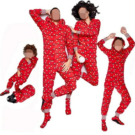 wsevypo Family Matching Christmas Pajamas Set String Lights Pattern One-Piece Zip-Front Romper for Adults Kids
wsevypo Family Matching Christmas Pajamas Set String Lights Pattern One-Piece Zip-Front Romper for Adults Kids