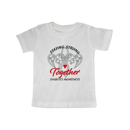 Inktastic Diabetes Awareness Gray Ribbon Red Heart Gift Baby Boy or Baby Girl T-Shirt
Inktastic Diabetes Awareness Gray Ribbon Red Heart Gift Baby Boy or Baby Girl T-Shirt