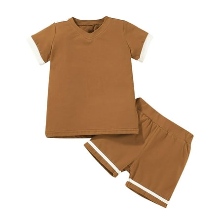 FRSASU Kids Clothes Clearance Toddler Baby Boys Summer Turtleneck Short Sleeve Shorts Sports Clothes Suit
FRSASU Kids Clothes Clearance Toddler Baby Boys Summer Turtleneck Short Sleeve Shorts Sports Clothes Suit