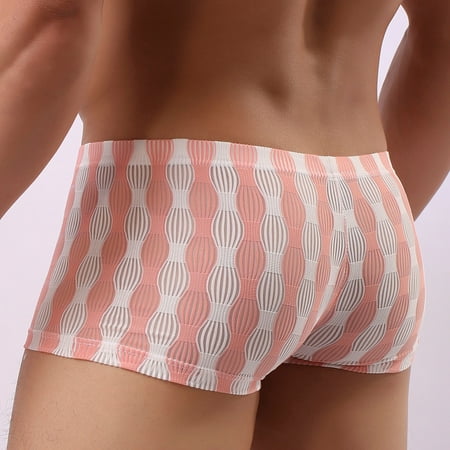 QWERTYU Men s Breathable Stretch Soft Male Trunks Comfort Striped Pouch Briefs Underwear 2XL Pink
QWERTYU Men s Breathable Stretch Soft Male Trunks Comfort Striped Pouch Briefs Underwear 2XL Pink