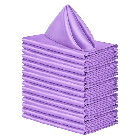 20 Pack Square Napkin Cloth High Density Fashion Silk Faux Napkin Cloth Soft Smooth Fabric Satin Napkin Cloth for Dinner Wedding Banquet Party Decor
20 Pack Square Napkin Cloth High Density Fashion Silk Faux Napkin Cloth Soft Smooth Fabric Satin Napkin Cloth for Dinner Wedding Banquet Party Decor