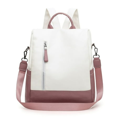 keusn fashion ladies versatile color matching leather shoulder bag casual light large capacity zipper student backpack
keusn fashion ladies versatile color matching leather shoulder bag casual light large capacity zipper student backpack
