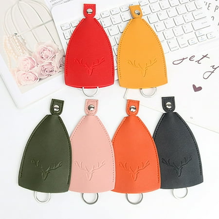 YUNx Key Holder with Lanyard Pull Out Type Anti-scratch Cute Colorful Elk Pattern Car Key Storage Wallets Case Daily Use
YUNx Key Holder with Lanyard Pull Out Type Anti-scratch Cute Colorful Elk Pattern Car Key Storage Wallets Case Daily Use