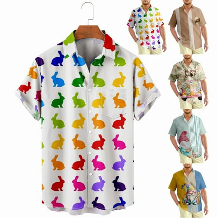 Easter Teens Mens Button Down Hawaiian Shirt 3D Printed Polyester Clothes For Men
Easter Teens Mens Button Down Hawaiian Shirt 3D Printed Polyester Clothes For Men