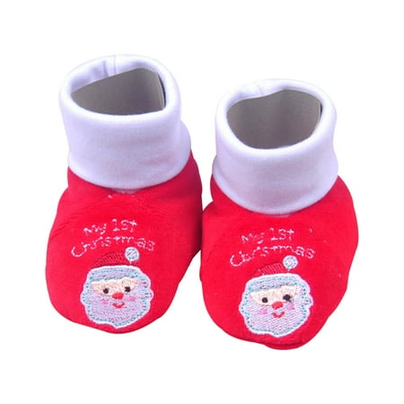 BERTDOMD Baby s Christmas Cotton Shoes Winter Warm Boots Embroidered Infant Boots For Baby 0-12 Months Style C(Red)
BERTDOMD Baby s Christmas Cotton Shoes Winter Warm Boots Embroidered Infant Boots For Baby 0-12 Months Style C(Red)