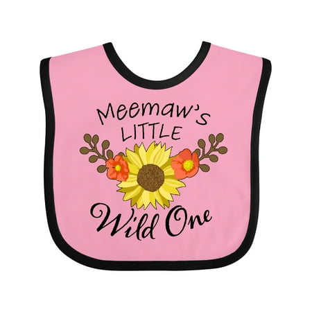 Inktastic Meemaw s Little Wild 1 with Beautiful Sunflower Gift Baby Boy or Baby Girl Bib
Inktastic Meemaw s Little Wild 1 with Beautiful Sunflower Gift Baby Boy or Baby Girl Bib