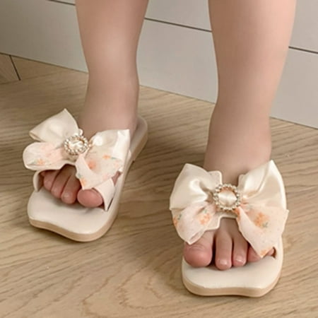 TOWED22 Toddler Girl Sandals Children Slippers Fashionable And Versatile Exaggerated Butterfly Sweet Baby First Walking Shoes Beige
TOWED22 Toddler Girl Sandals Children Slippers Fashionable And Versatile Exaggerated Butterfly Sweet Baby First Walking Shoes Beige