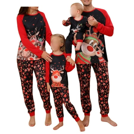 wsevypo Christmas Family Matching Pajamas Elk Printed PJs Set Dad Mum Kids Baby Xmas Sleepwear
wsevypo Christmas Family Matching Pajamas Elk Printed PJs Set Dad Mum Kids Baby Xmas Sleepwear