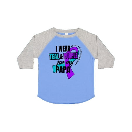 Inktastic Suicide Prevention I Wear Teal and Purple for My Papa Gift Toddler Boy or Toddler Girl T-Shirt
Inktastic Suicide Prevention I Wear Teal and Purple for My Papa Gift Toddler Boy or Toddler Girl T-Shirt